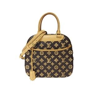 Louis Vuitton Pre Fall Monogram Tuftage Deauville Cube suede bag